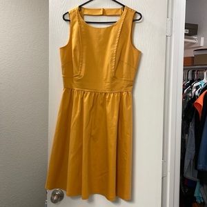 Mustard sun dress